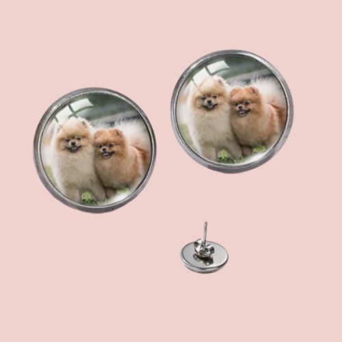 Boucles d'oreilles Pomeranian 2