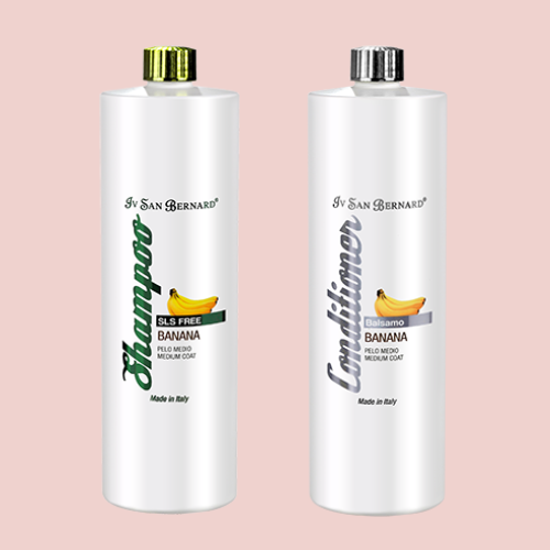 Pack duo Iv San Bernard Banane Shampoing + Après Shampoing Sans SLS