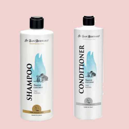 Pack duo Iv San Bernard talc chiots shampoing + après-shampoing